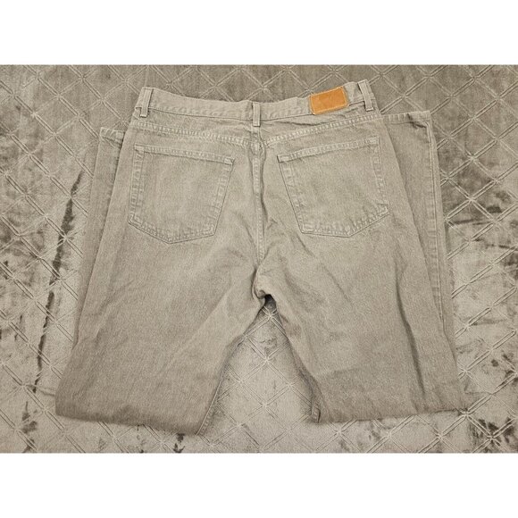 J Crew Jeans Men W36 L32 Grey Denim Jeans 100% Cotton - Picture 3 of 11